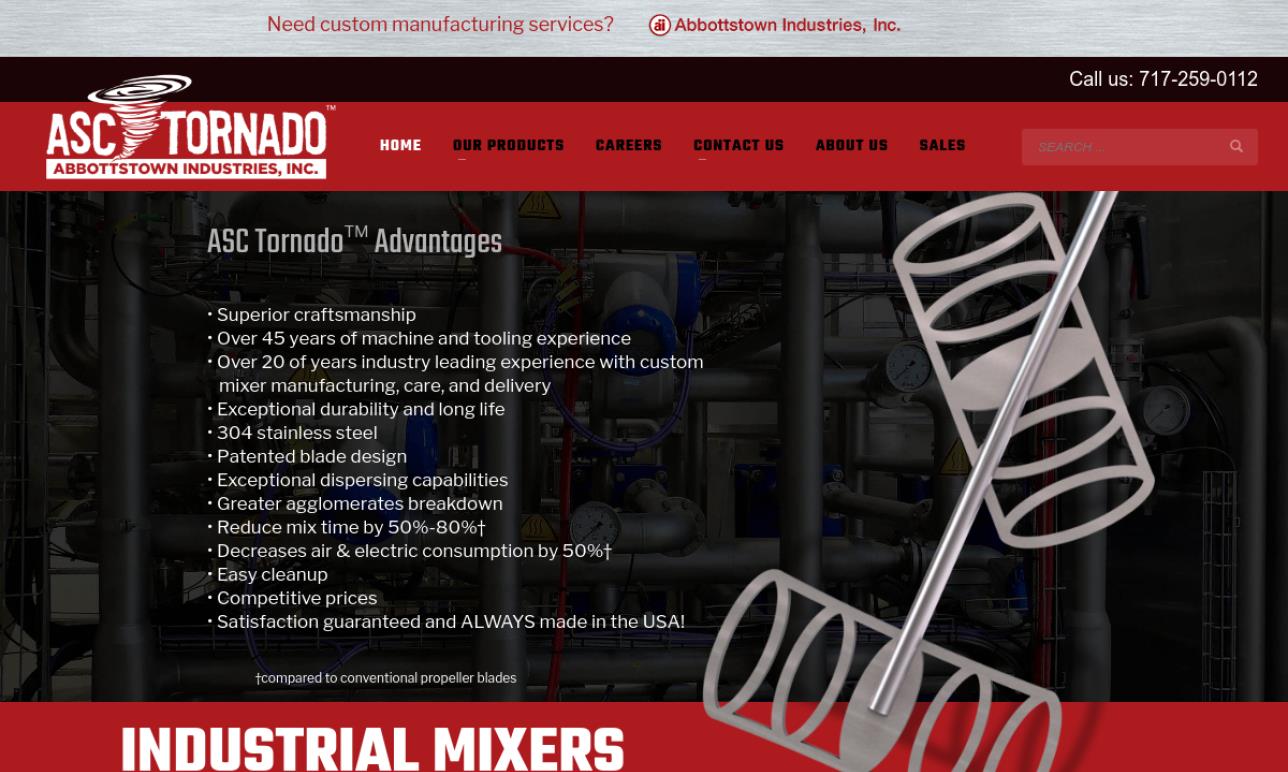 ASC Tornado DTM-750 - 0.75HP Drum Mixer - Refurbished